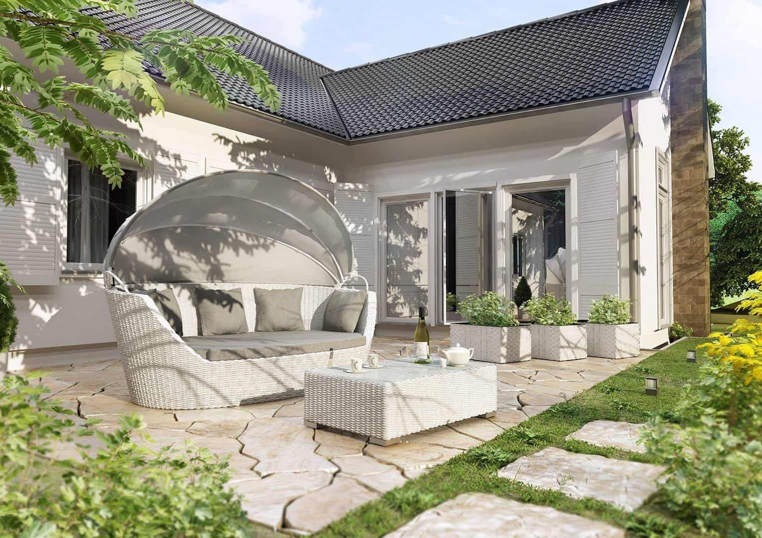 садовая мебель для террасы из искусственного ротанга PORTOFINO