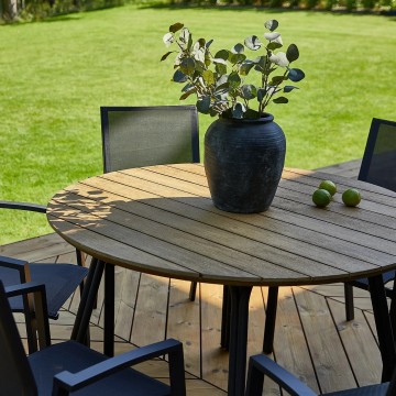 Садовый стол SIMI ⌀ 120 см EUKALIPTUS