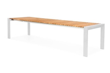 Садовый стол RIALTO раздвижной 265-332 см белый
