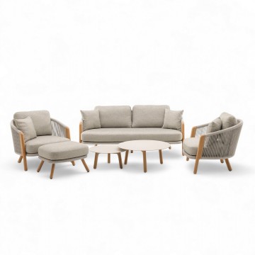 Комплект садовой мебели HAVEN мокка