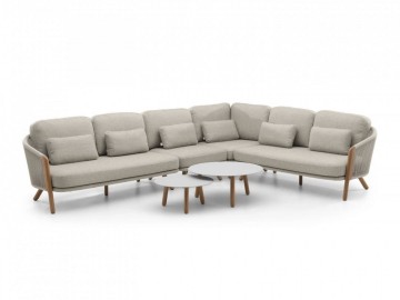 Комплект садовой мебели HAVEN угловой мокка