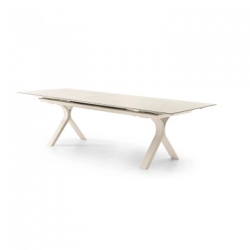 Садовый стол TORO раздвижной 240-300 см mokka