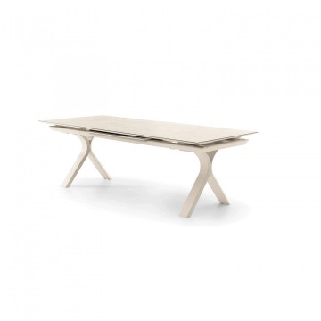 Садовый стол TORO раздвижной 240-300 см mokka