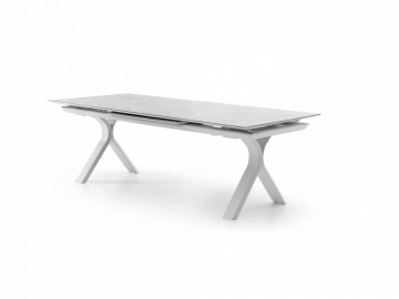 Садовый стол TORO раздвижной 240-300 см белый