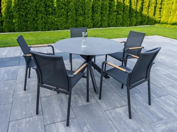 Комплект садовой мебели LUGO антрацит