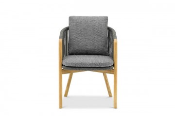 Кресло  HAVEN teak антрацит