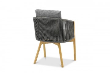 Кресло  HAVEN teak антрацит