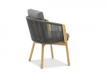 Кресло  HAVEN teak антрацит