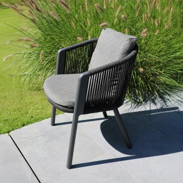 Кресло  HAVEN alu антрацит