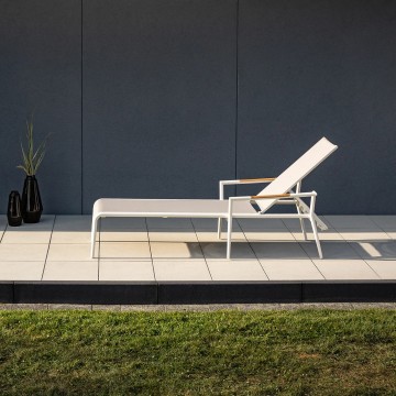 Шезлонг садовый PETRA мокка