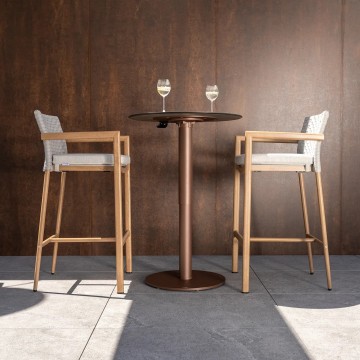 Стол регулируемый LOUNGE темно-коричневый