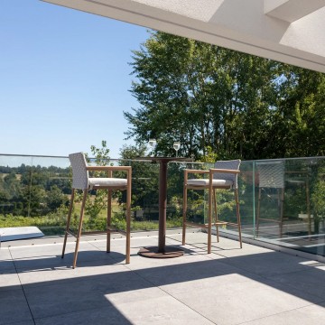 Стол регулируемый LOUNGE темно-коричневый