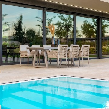 Комплект садовой мебели CLUB I серо-бежевый