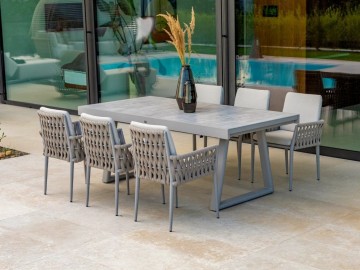 Комплект садовой мебели CLUB I серо-бежевый