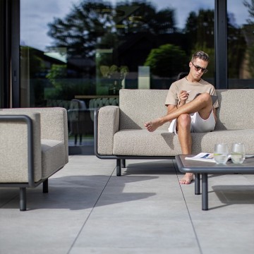 Комплект садовой мебели AURA антрацит