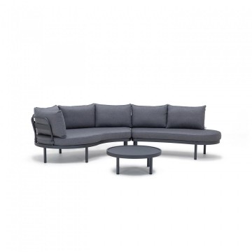 Комплект садовой мебели CLOUDY антрацит