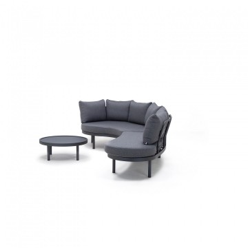 Комплект садовой мебели CLOUDY антрацит