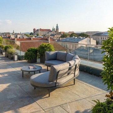 Комплект садовой мебели CLOUDY антрацит