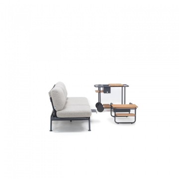 Комплект садовой мебели SUNSET антрацит