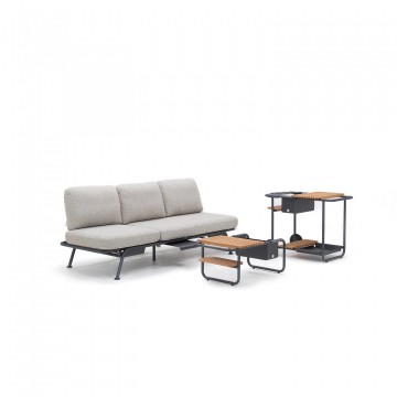 Комплект садовой мебели SUNSET антрацит